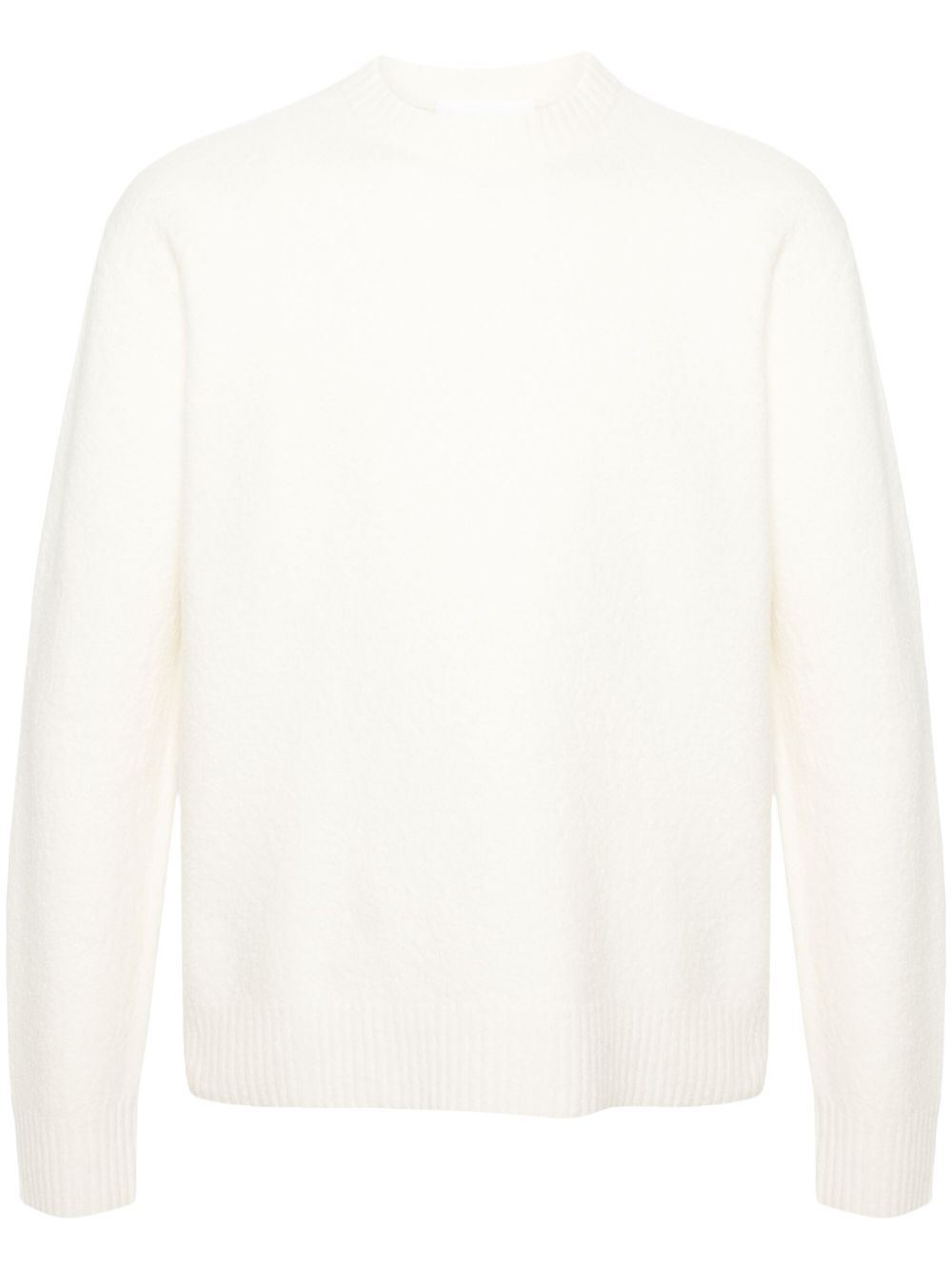 Maglione girocollo in bianco 