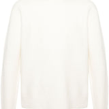 Maglione girocollo in bianco 