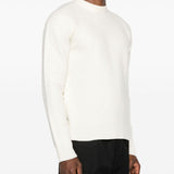 Maglione girocollo in bianco 