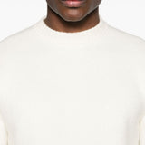Maglione girocollo in bianco 