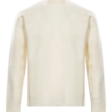 Maglione girocollo in bianco 
