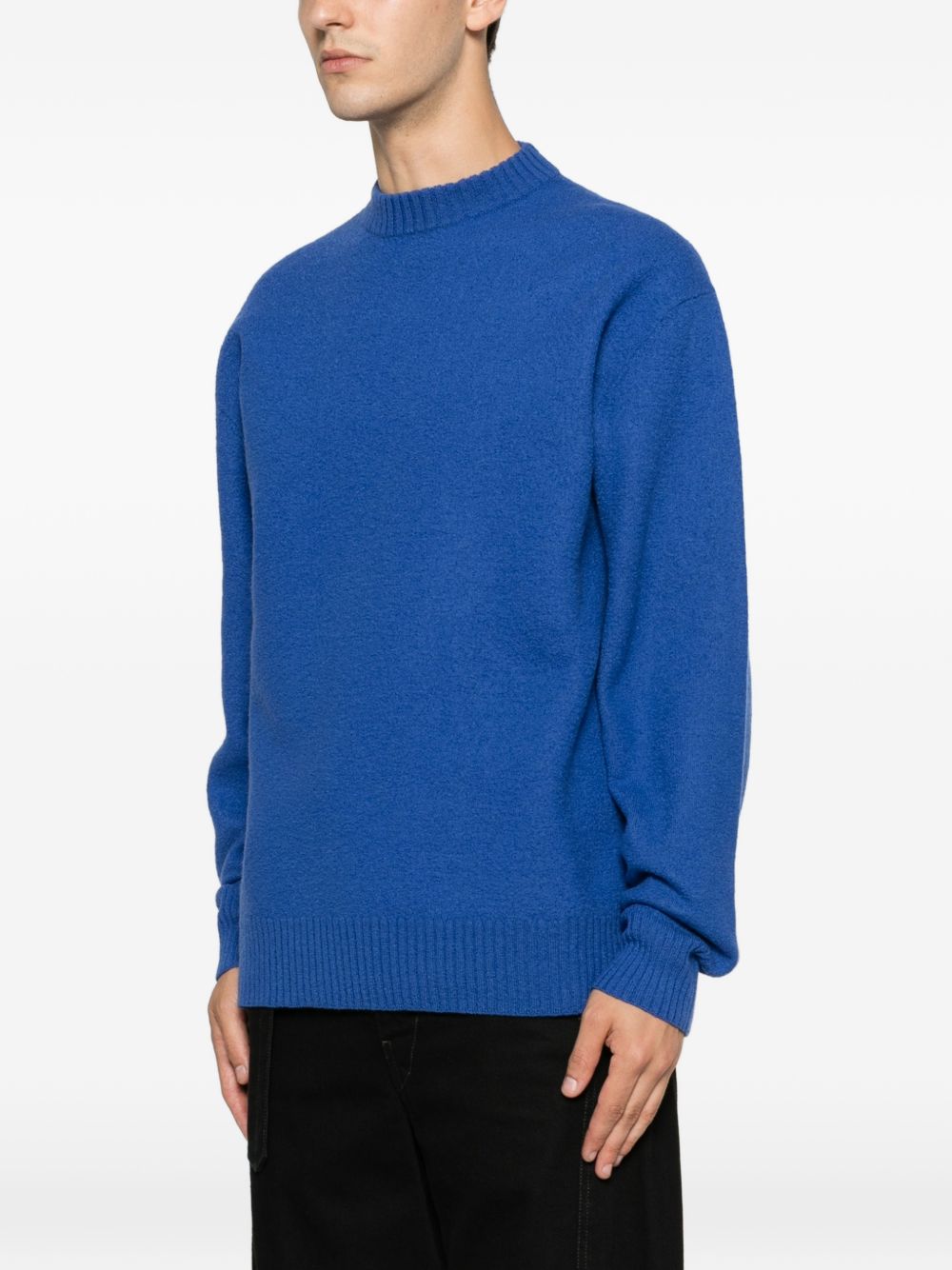Maglione girocollo in blu royal 