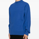 Maglione girocollo in blu royal 