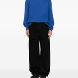 Maglione girocollo in blu royal 