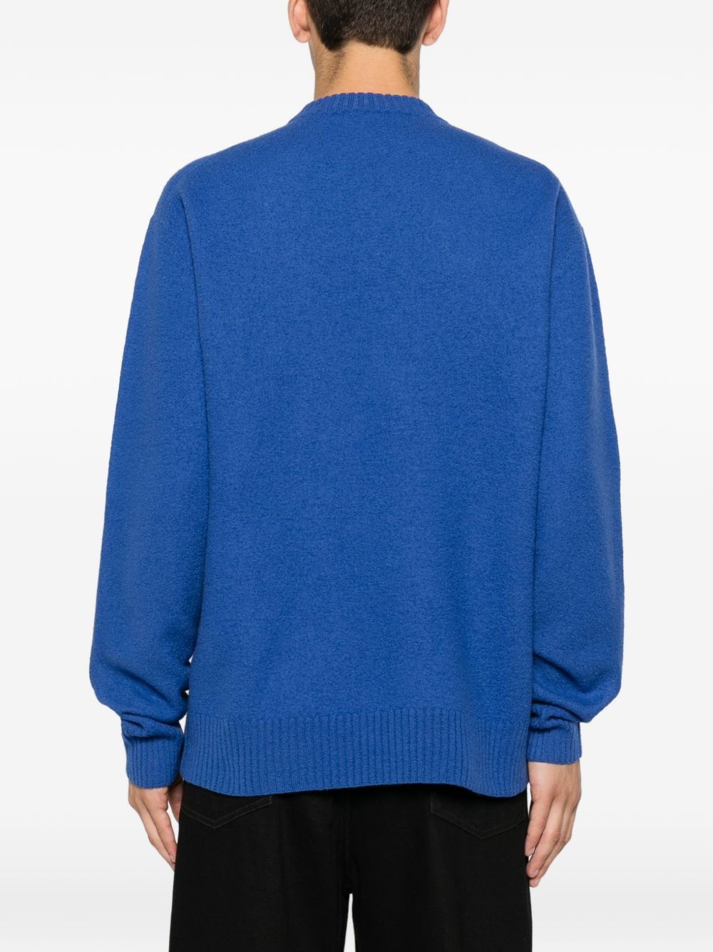 Maglione girocollo in blu royal 