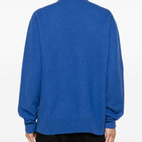 Maglione girocollo in blu royal 