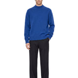 Maglione girocollo in blu royal 