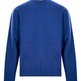 Maglione girocollo in blu royal 