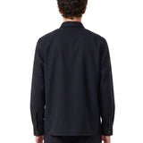Camicia con colletto a punta in blu scuro 