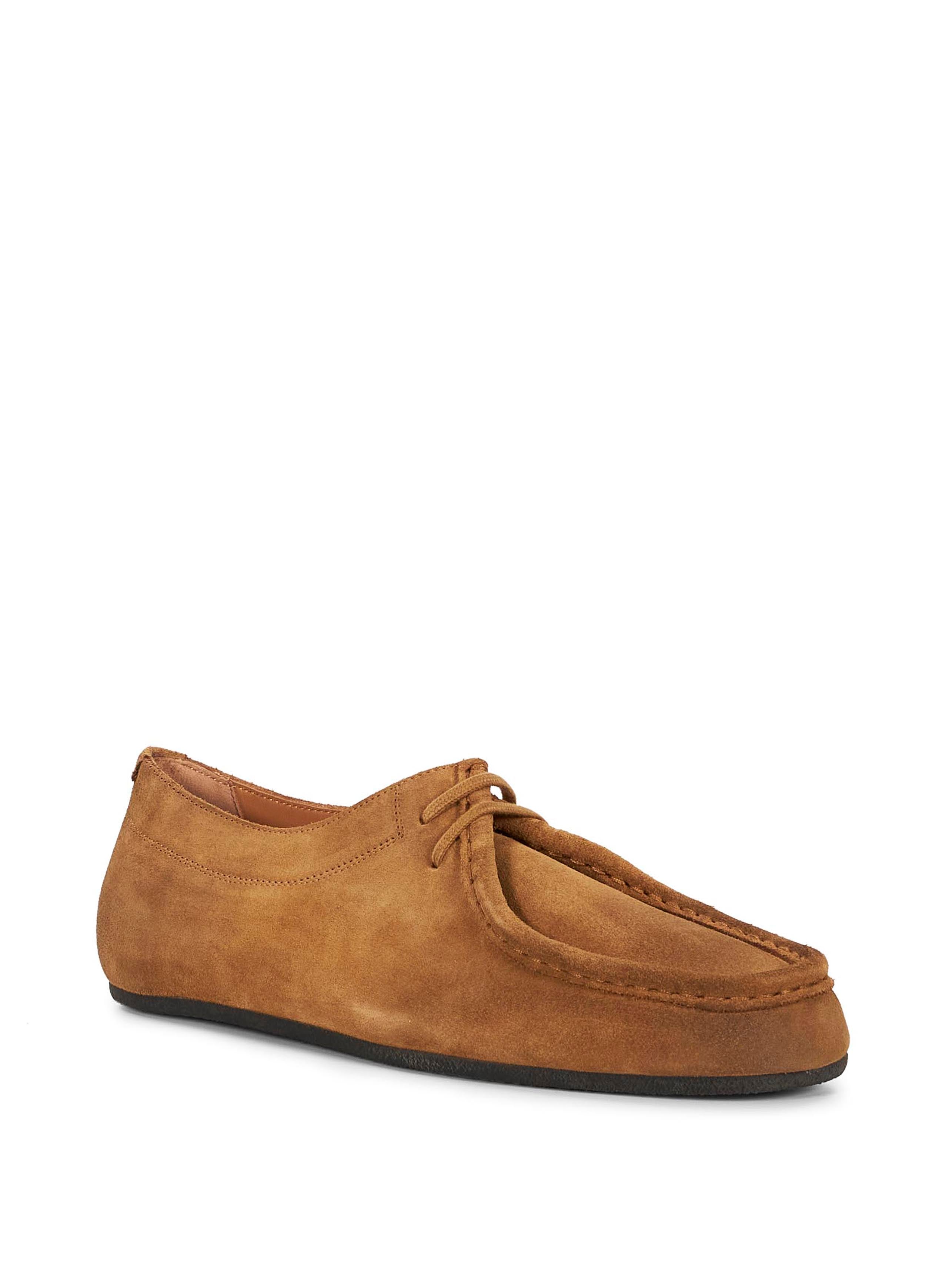 Mocassini con lacci in marrone 