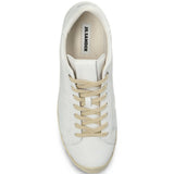 Sneakers basse con lacci in bianco 