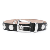 Cintura con borchie Benny in nero 