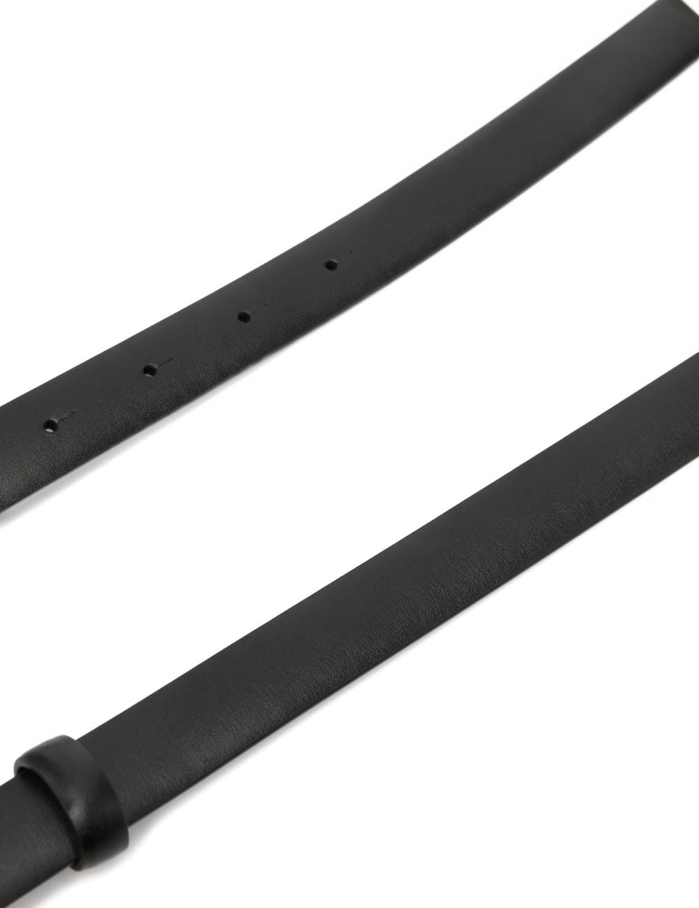 Cintura Olivia in pelle nera 