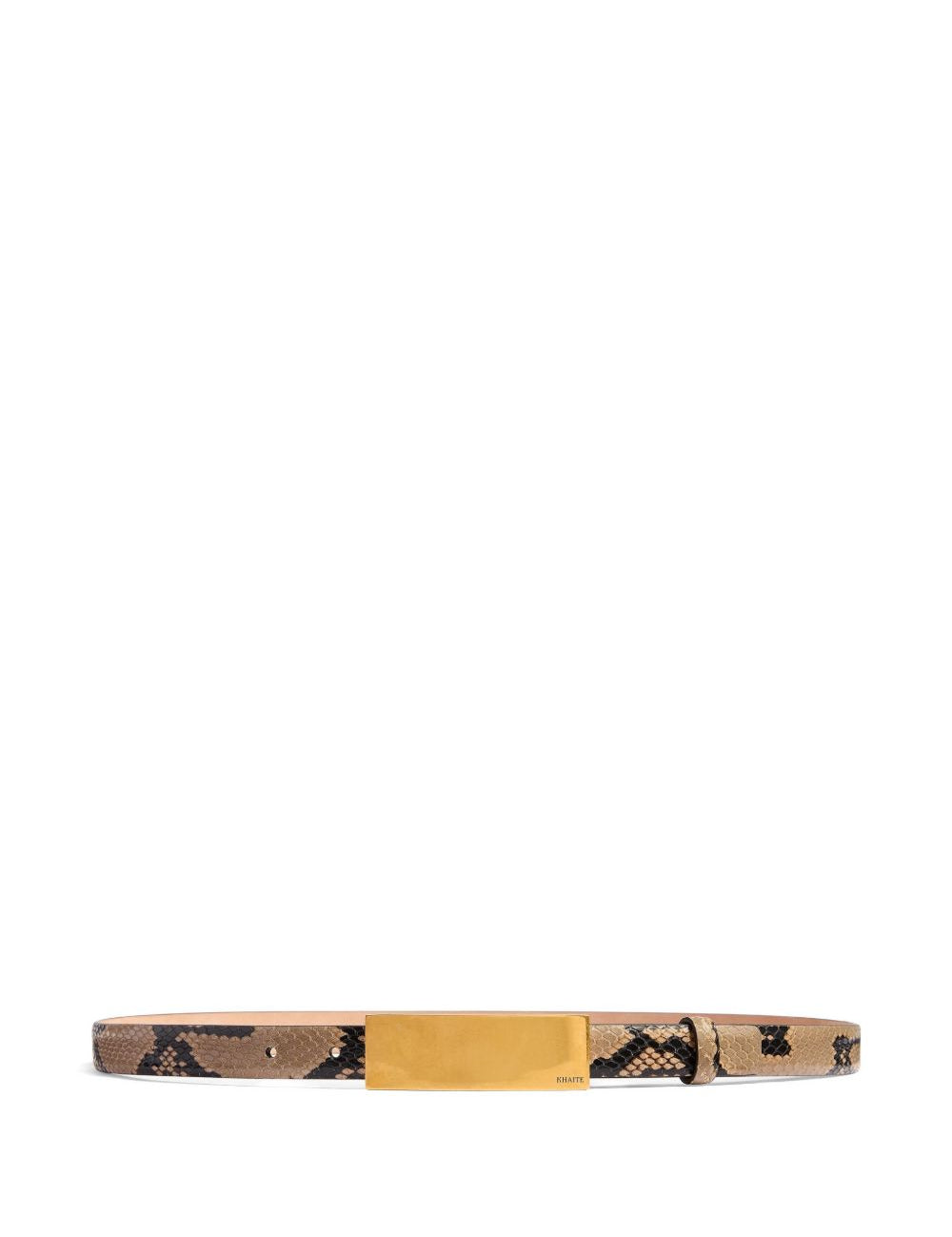 Cintura Berlino con stampa animalier in marrone 