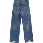Jeans Bonnie a gamba ampia in blu 