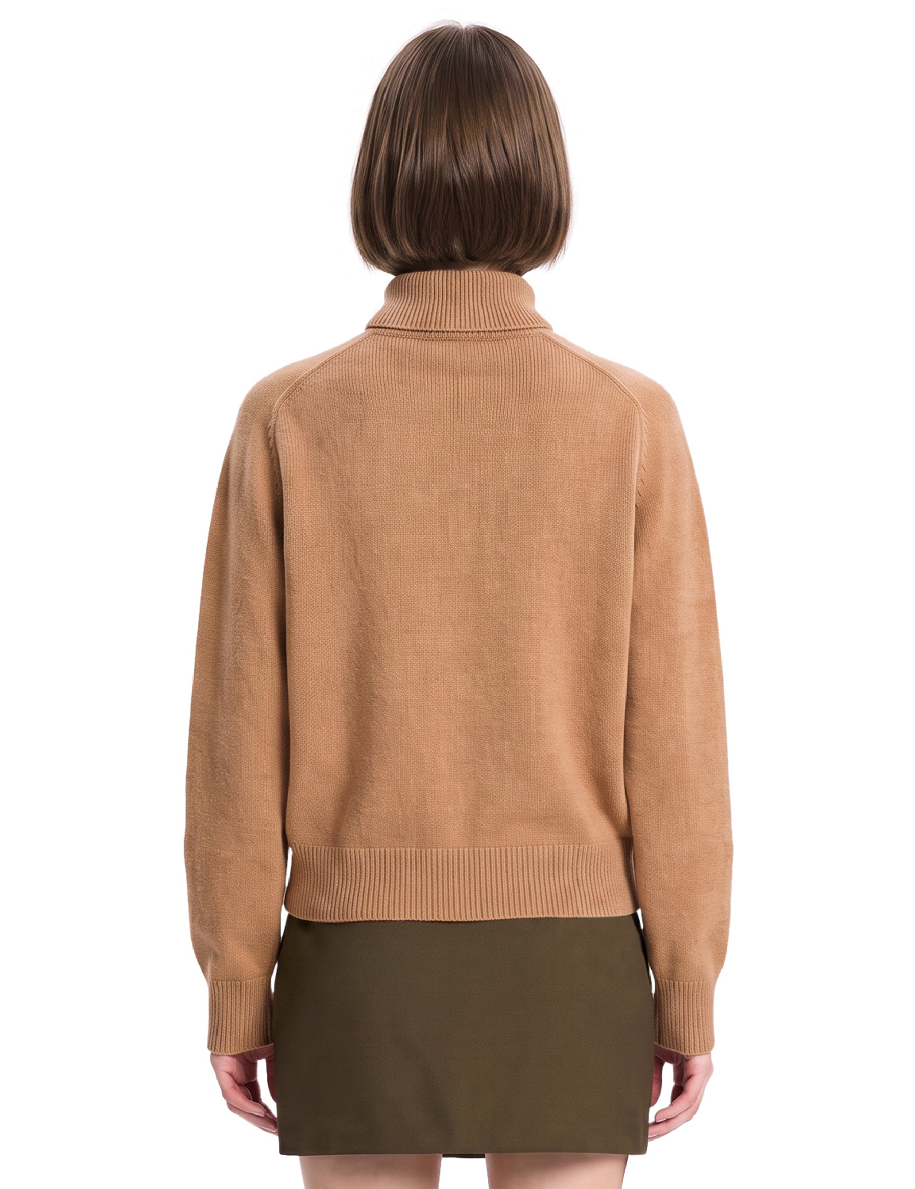 Maglione Jackson colletto polo in beige 