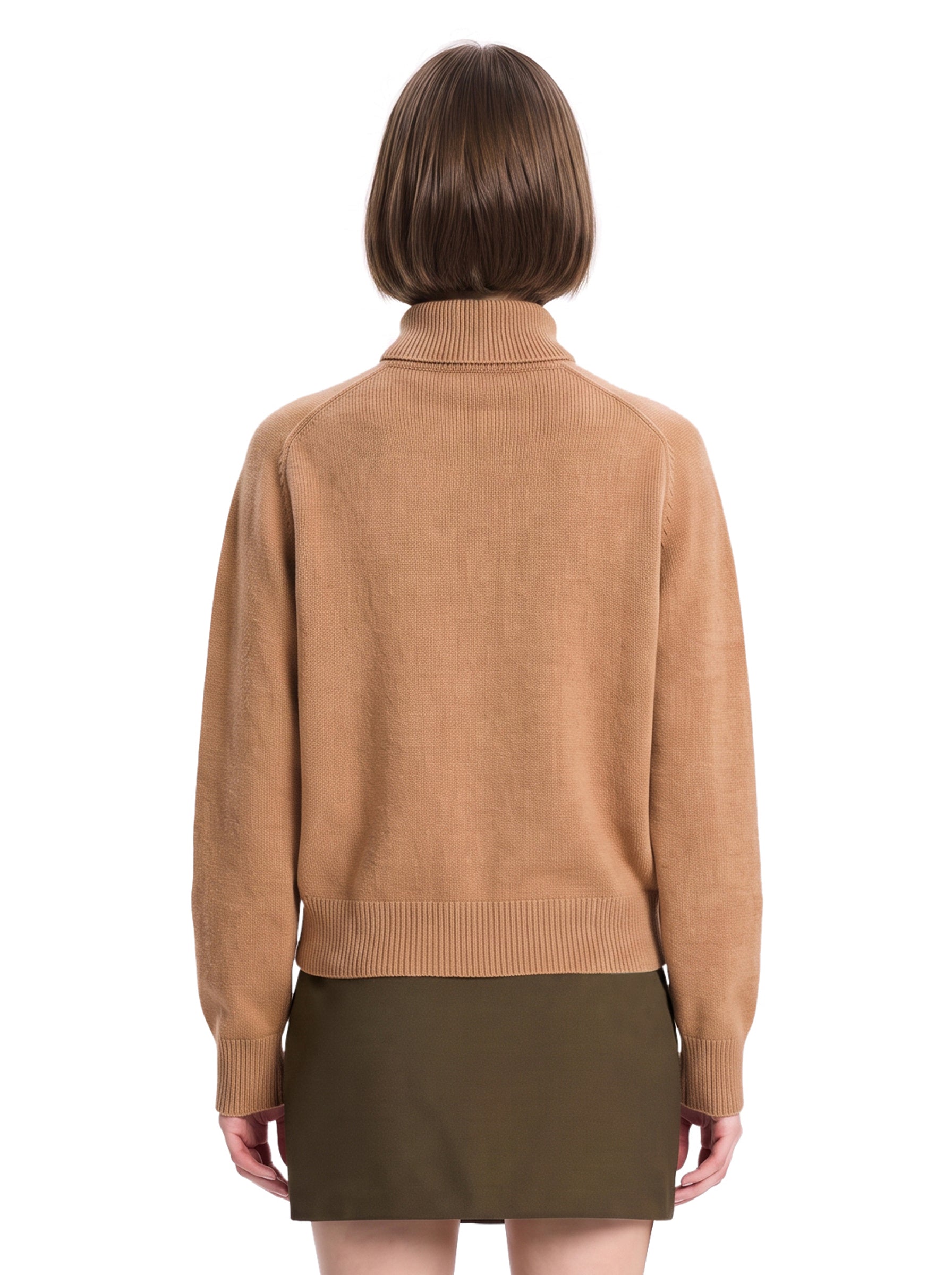 Maglione Jackson colletto polo in beige 