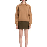 Maglione Jackson colletto polo in beige 