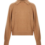 Maglione Jackson colletto polo in beige 
