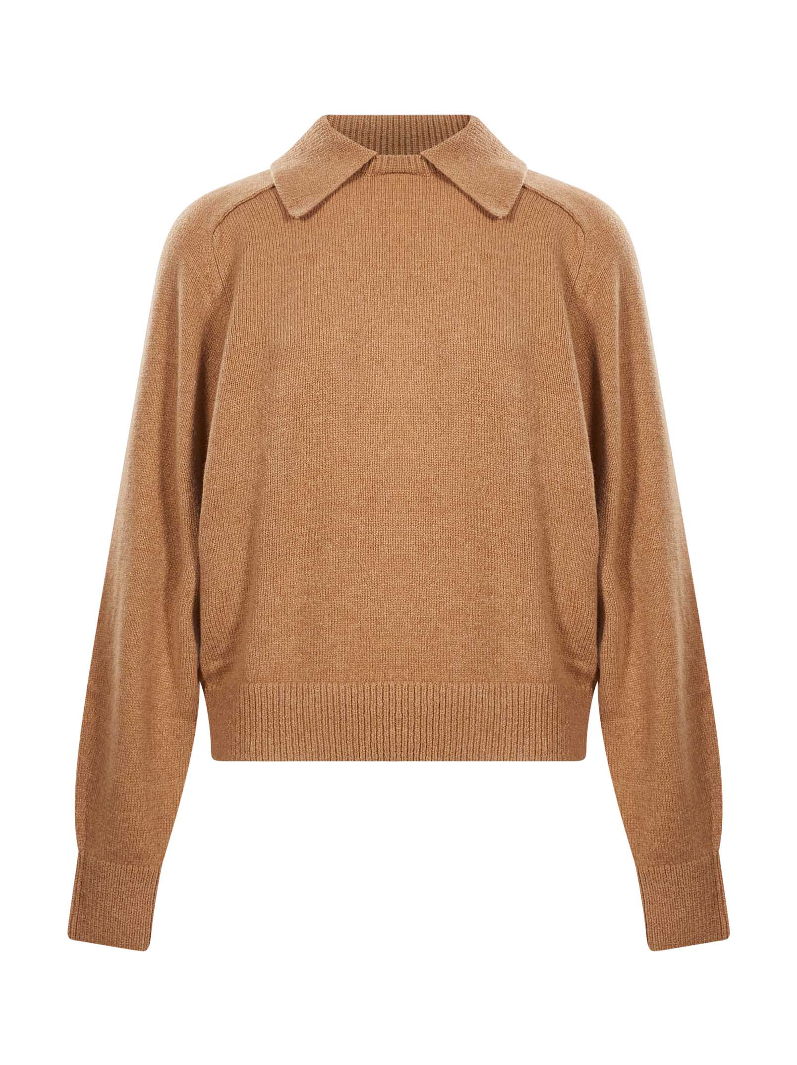 Maglione Jackson colletto polo in beige 