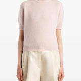 Maglia girocollo Golden in rosa 