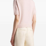 Maglia girocollo Golden in rosa 