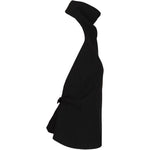 Top a collo alto rone in nero 