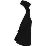 Top a collo alto rone in nero 