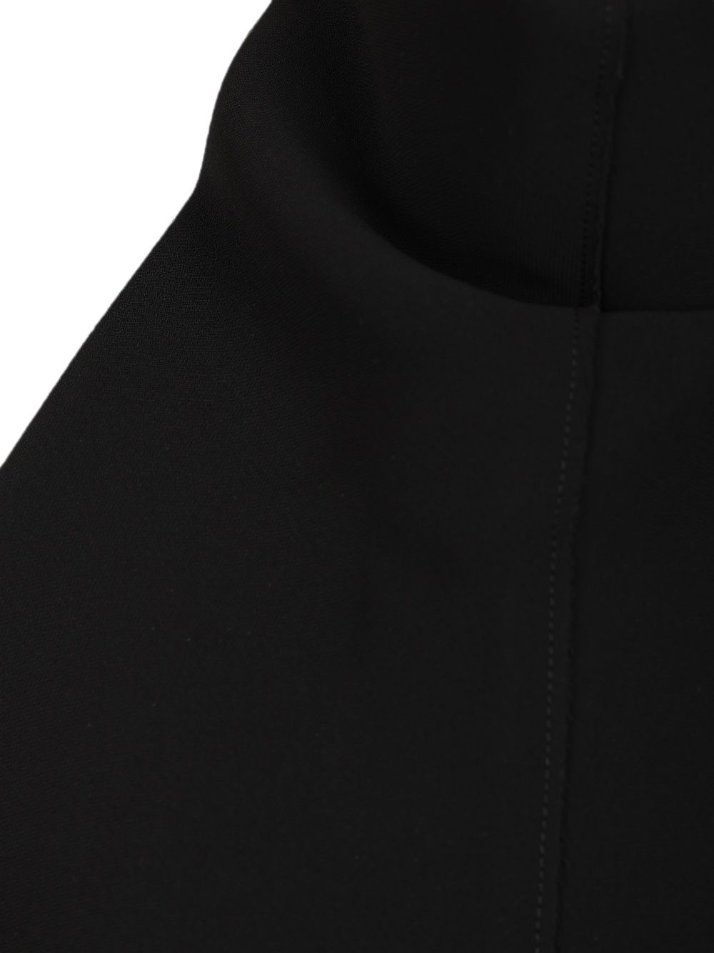 Top a collo alto rone in nero 