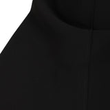 Top a collo alto rone in nero 