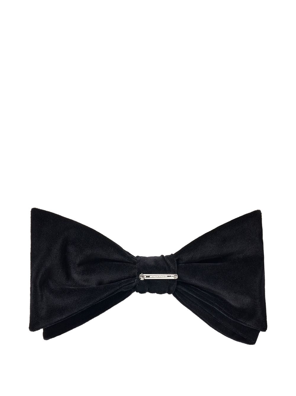 Spilla maxi fiocco in nero 