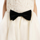 Spilla maxi fiocco in nero 