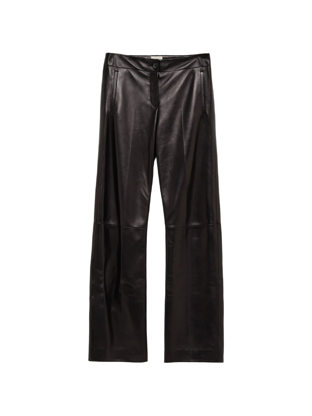 Pnataloni in pelle mita in nero Khaite - donna 