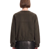 Bomber Cordan in marrone 