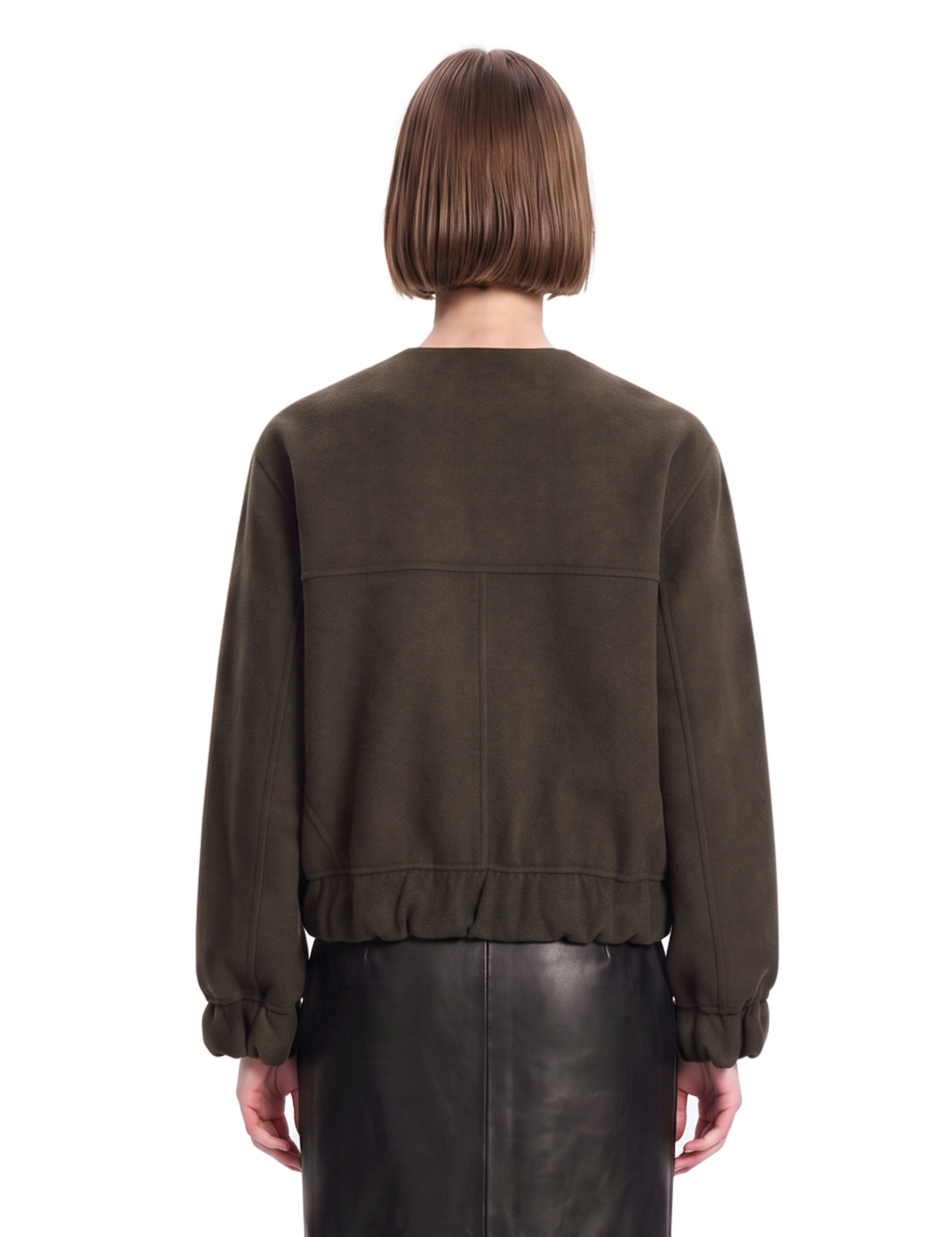 Bomber Cordan in marrone 