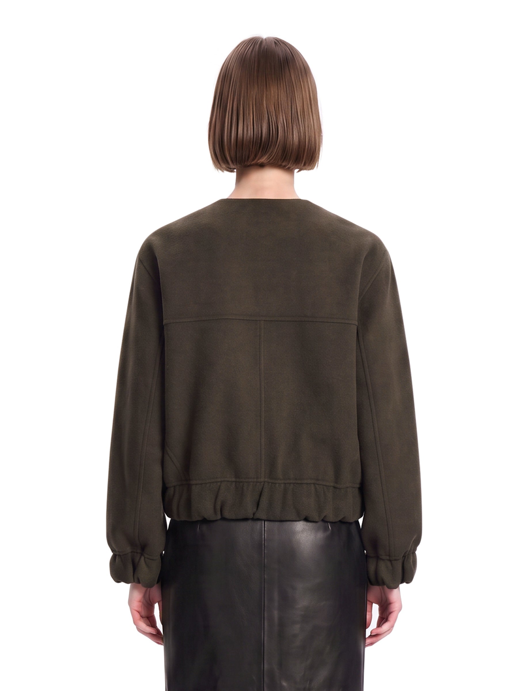 Bomber Cordan in marrone 