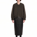 Bomber Cordan in marrone 