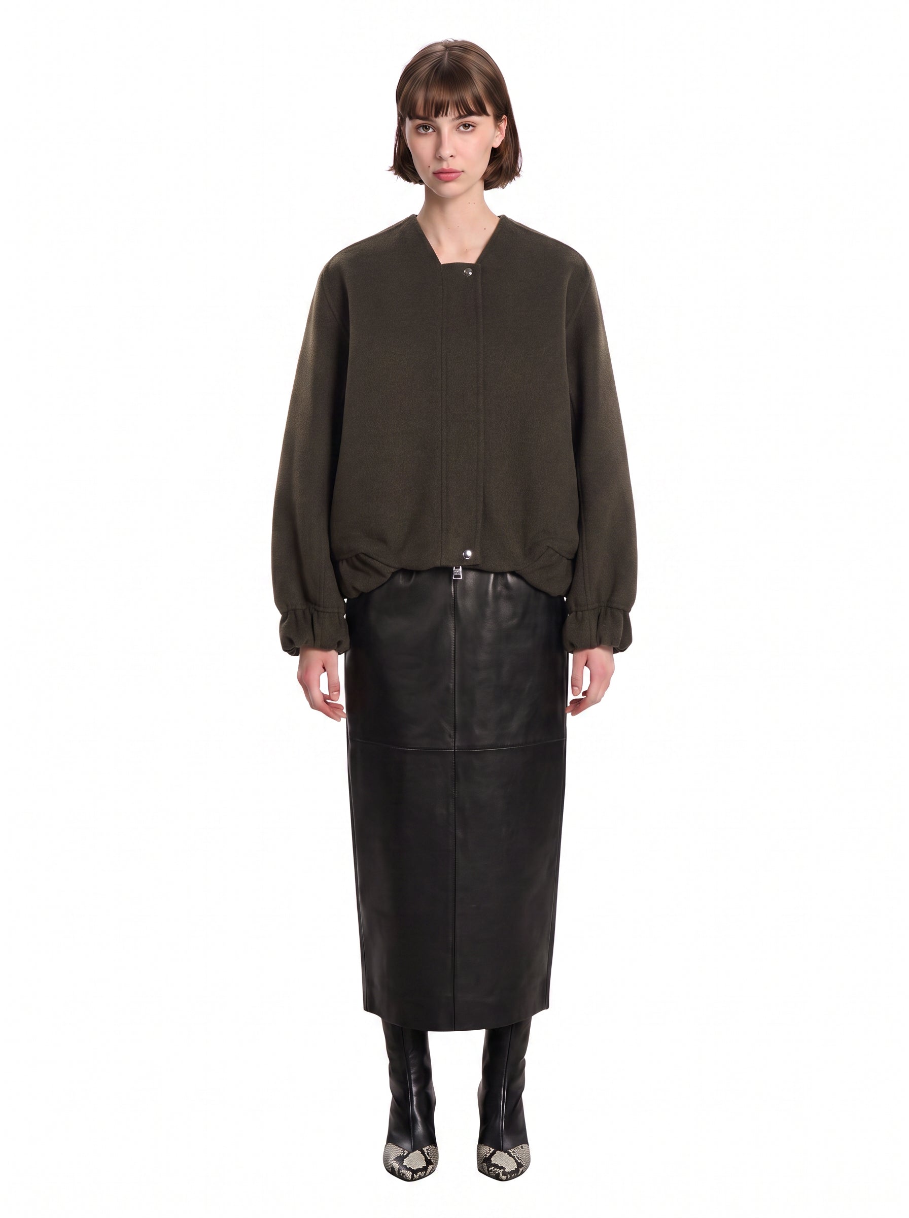 Bomber Cordan in marrone 