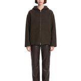 Giacca Dolem con cappuccio in marrone 