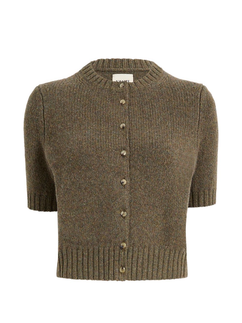 Cardigan Nora in cashmere in marrone 