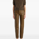 Cardigan Nora in cashmere in marrone 