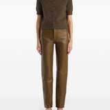 Cardigan Nora in cashmere in marrone 