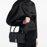 Borsa Blake in pelle in nero 
