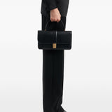 Borsa Blake in pelle in nero 