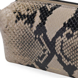 Borsa Kye con stampa effetto pitone multicolore 