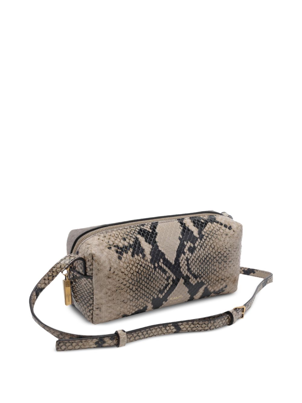 Borsa Kye con stampa effetto pitone multicolore 