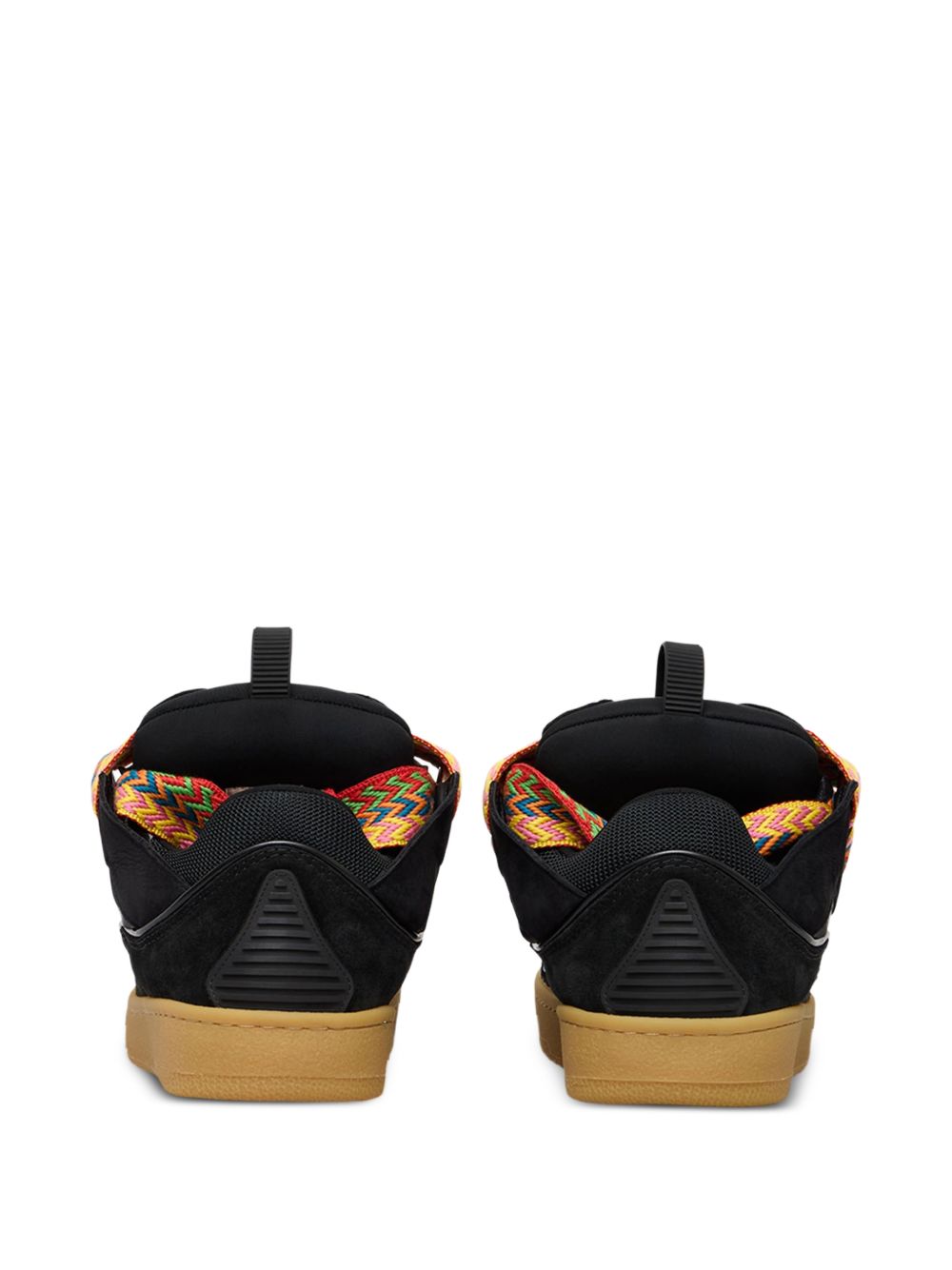 Sneakers basse con lacci curb in nero Lanvin - unisex 