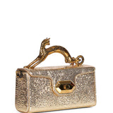 Borsa Nano Pencil Cat in oro 