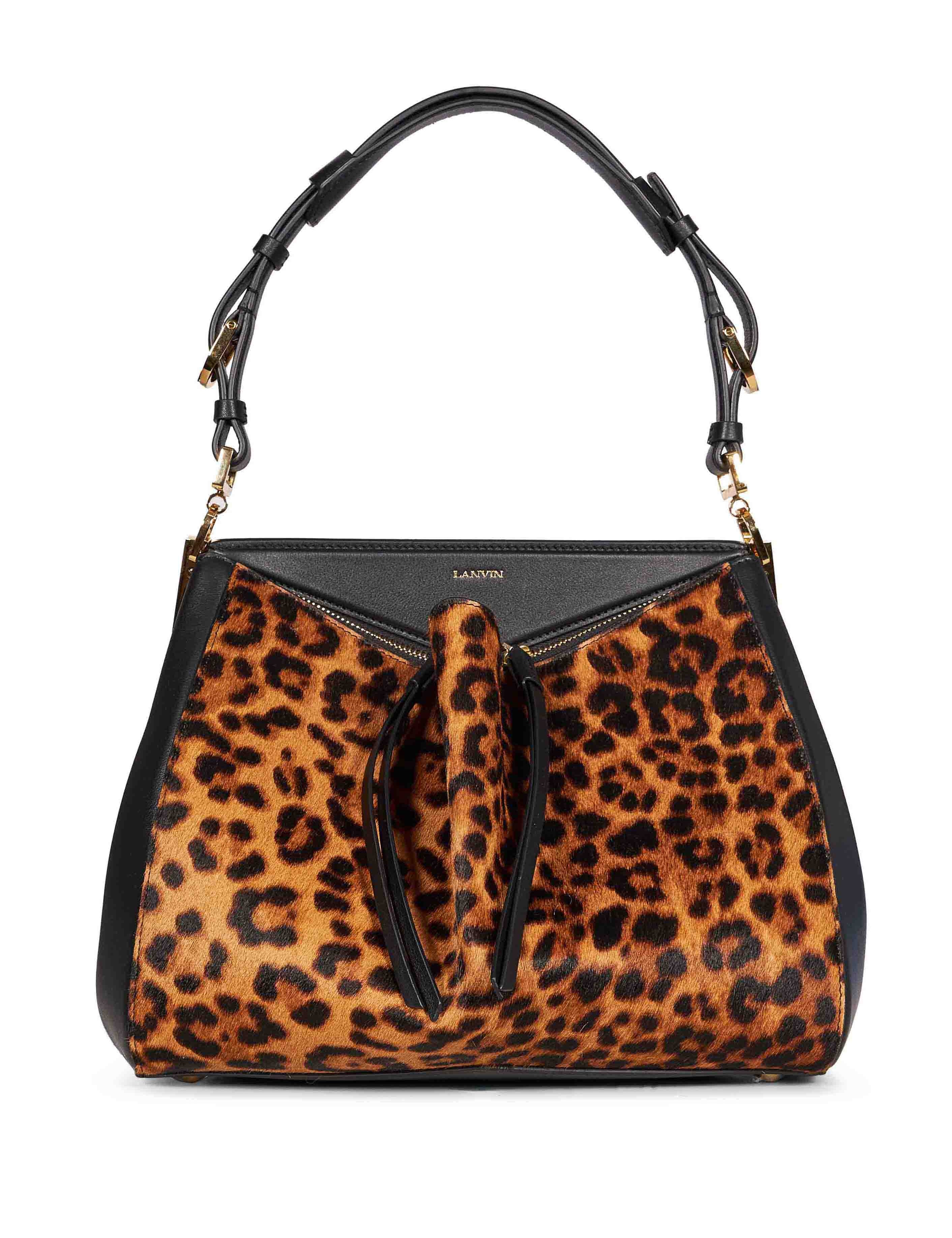 Borsa a spalla stampa animalier 