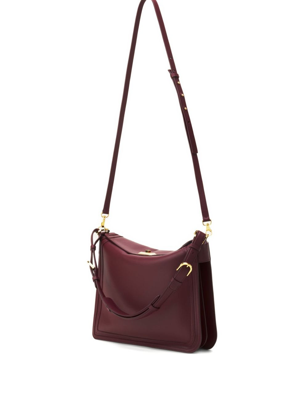 Borsa a spalla Compagnon in bordeaux 